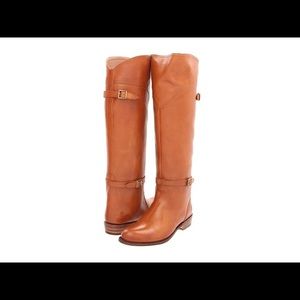 Frye Dorado Tall Riding boot in cognac; 9 1/2